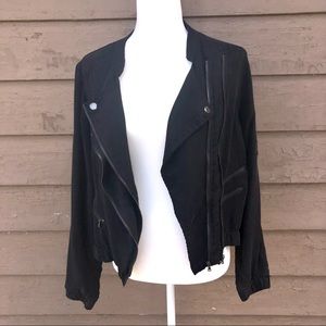 Blank NYC double zipper moto jacket!